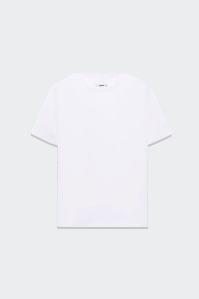 Camiseta de algodón orgánico mujer - Blanca