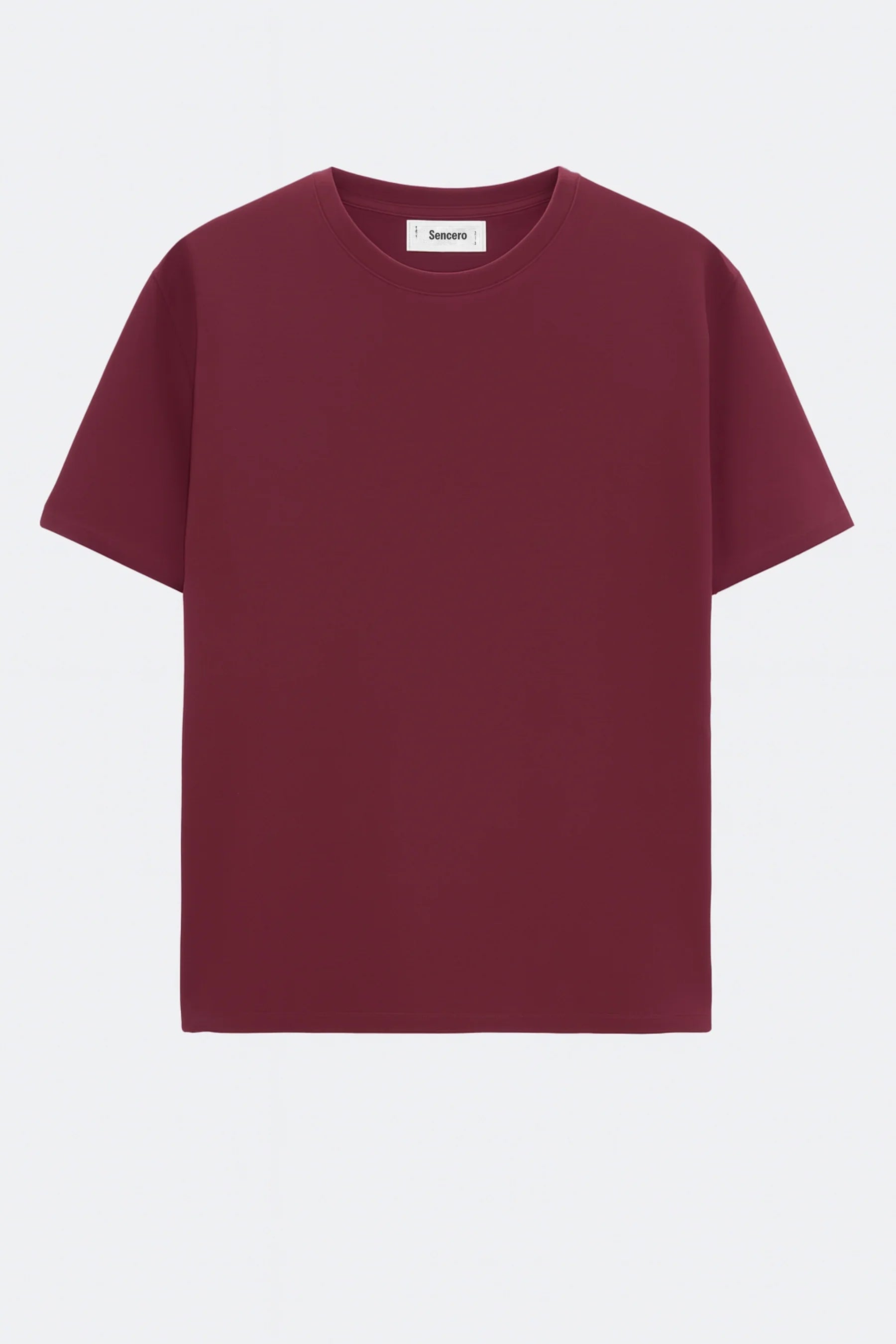 Camiseta de algodón orgánico - Granate