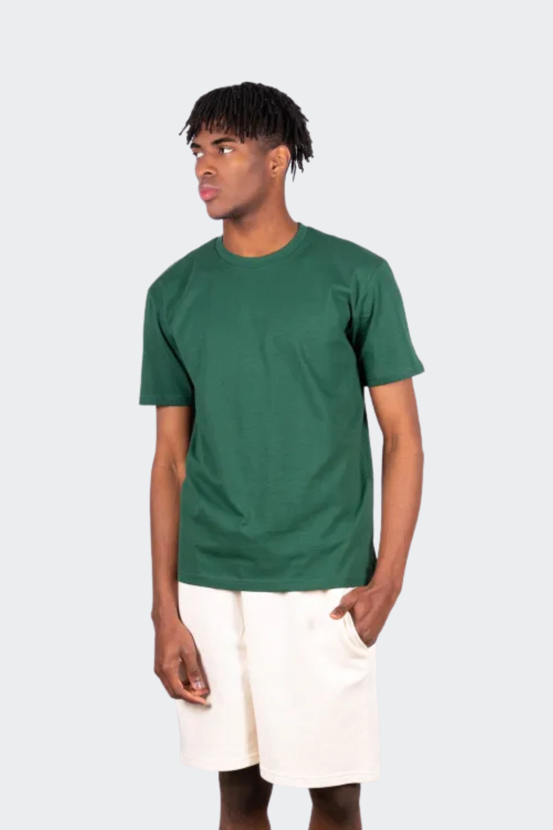 Camiseta de algodón orgánico - Verde pino