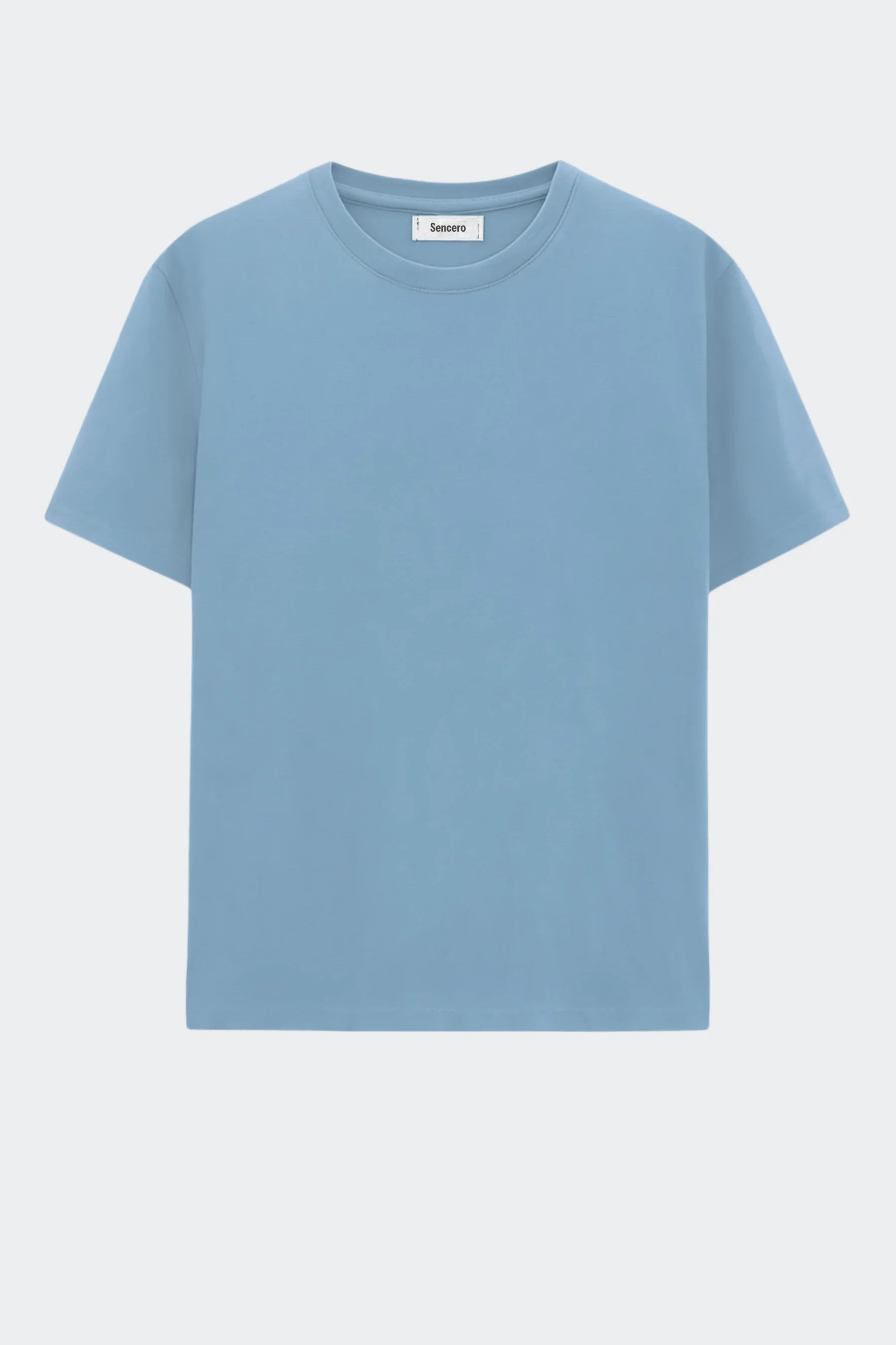 Camiseta de algodón orgánico - Celeste