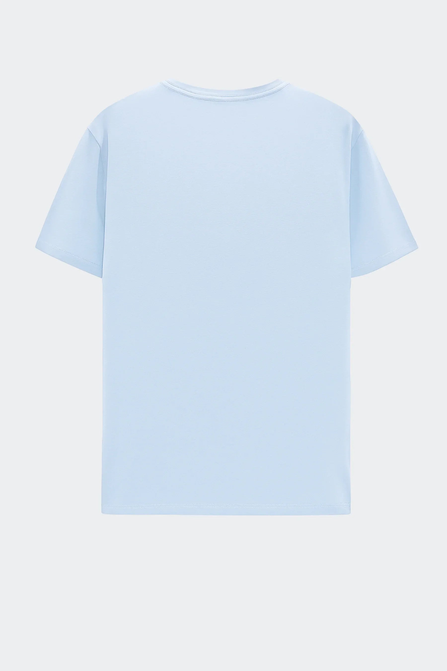 Camiseta de algodón orgánico mujer - Azul Cielo