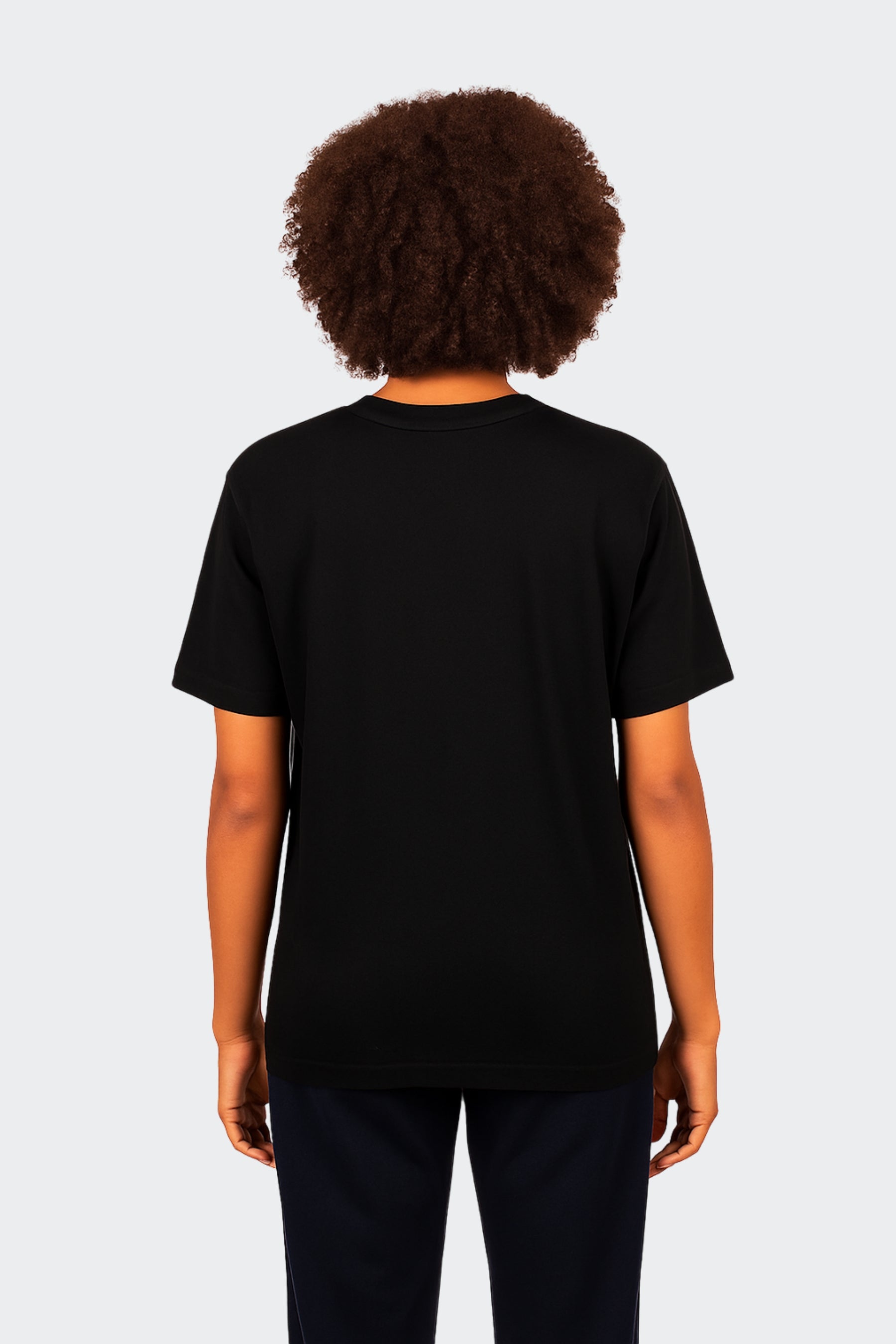 Camiseta de algodón orgánico mujer - Negro
