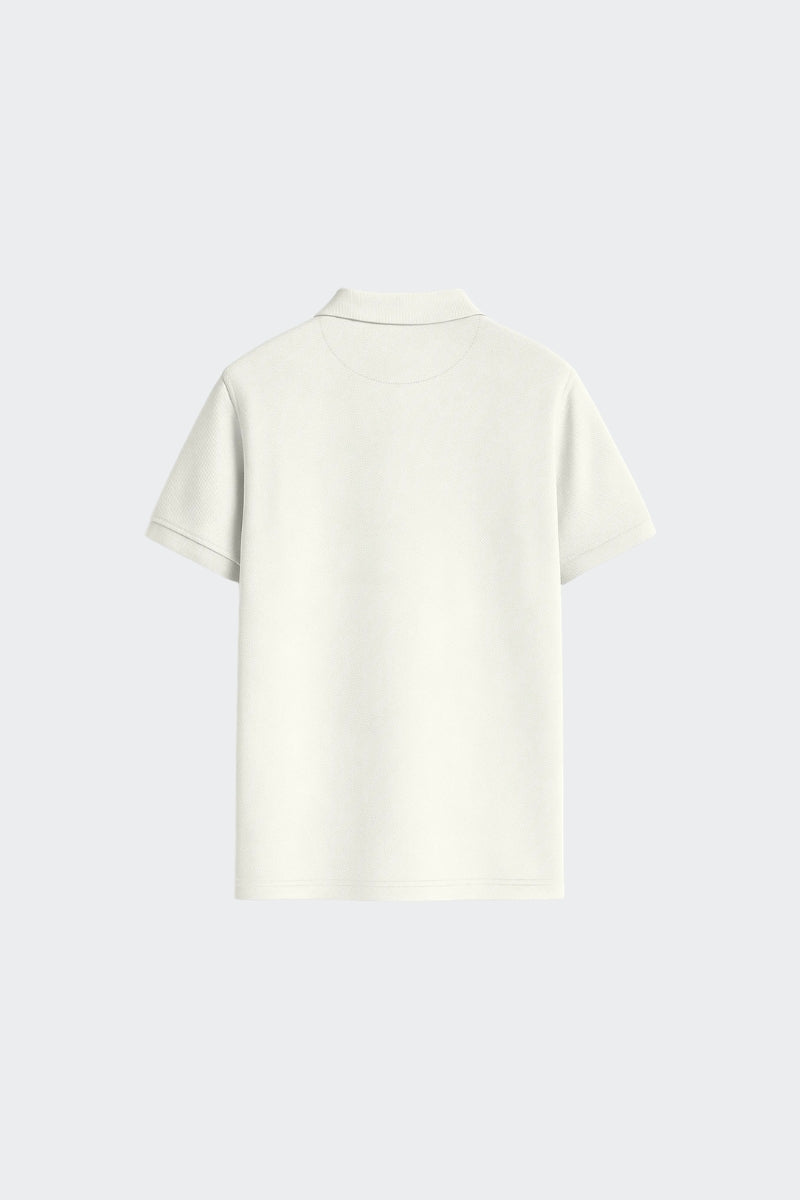Polo de algodón orgánico - Gris Claro