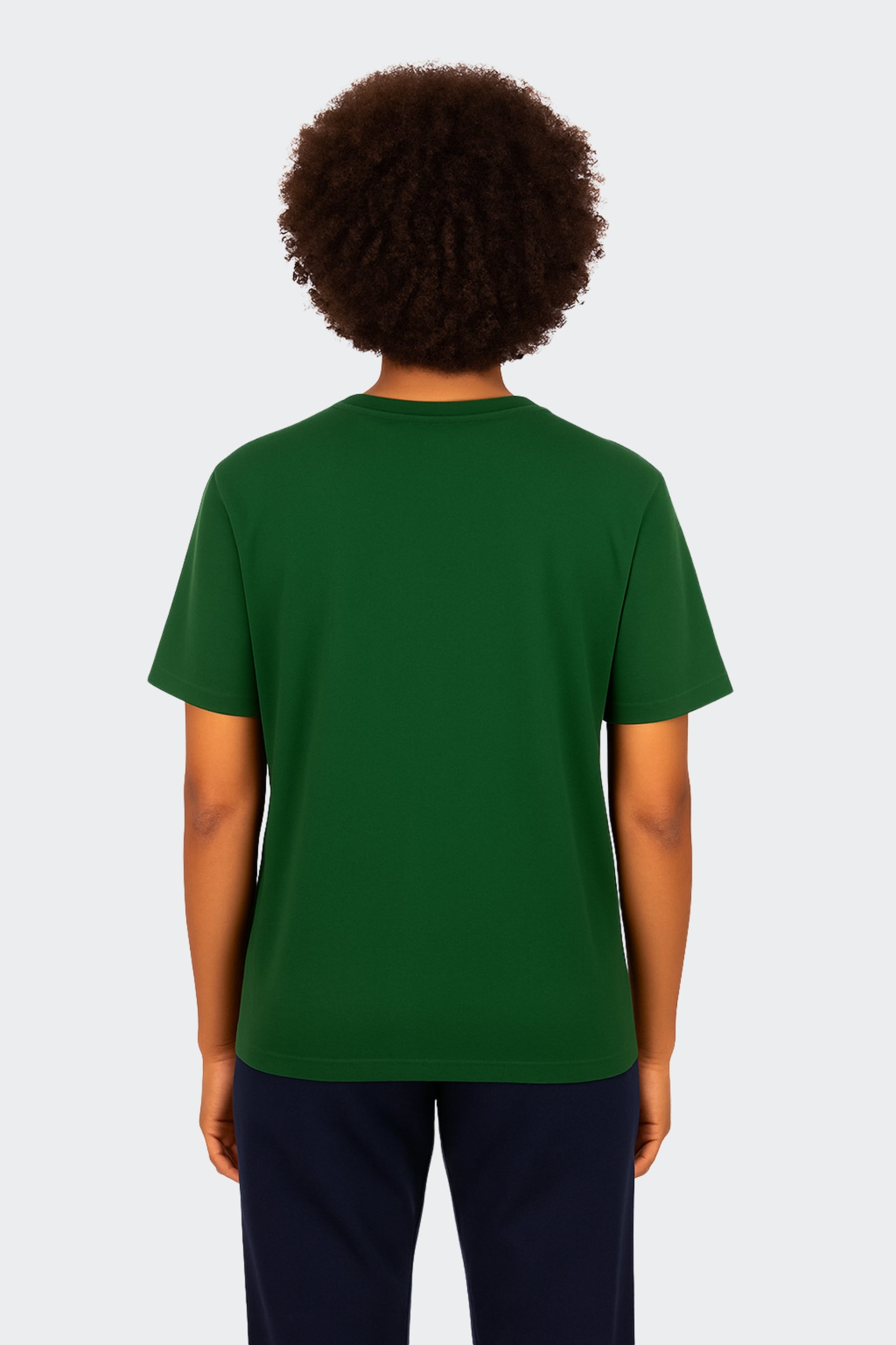 Camiseta de algodón orgánico mujer - Verde pino