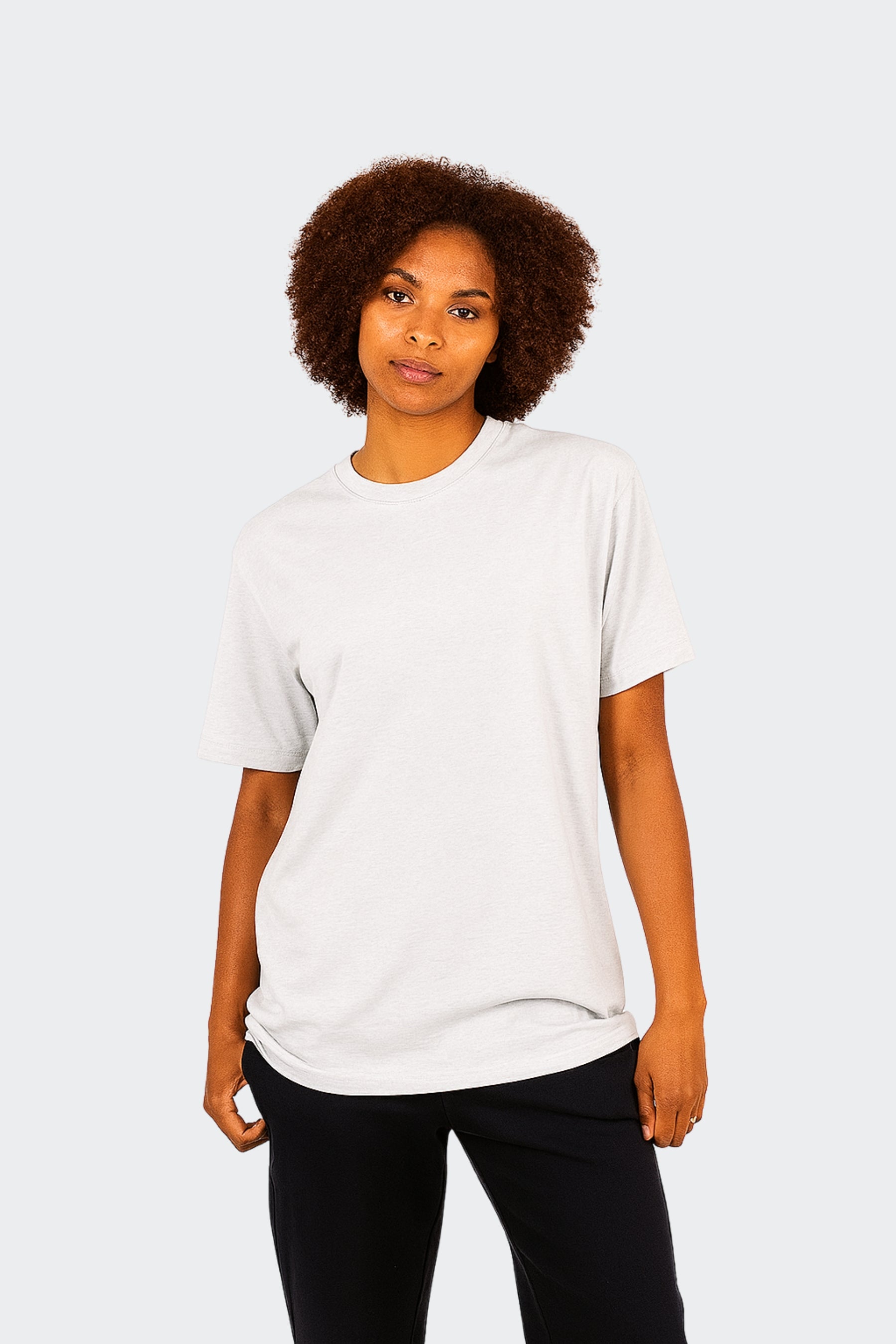 Camiseta de algodón orgánico mujer - Gris