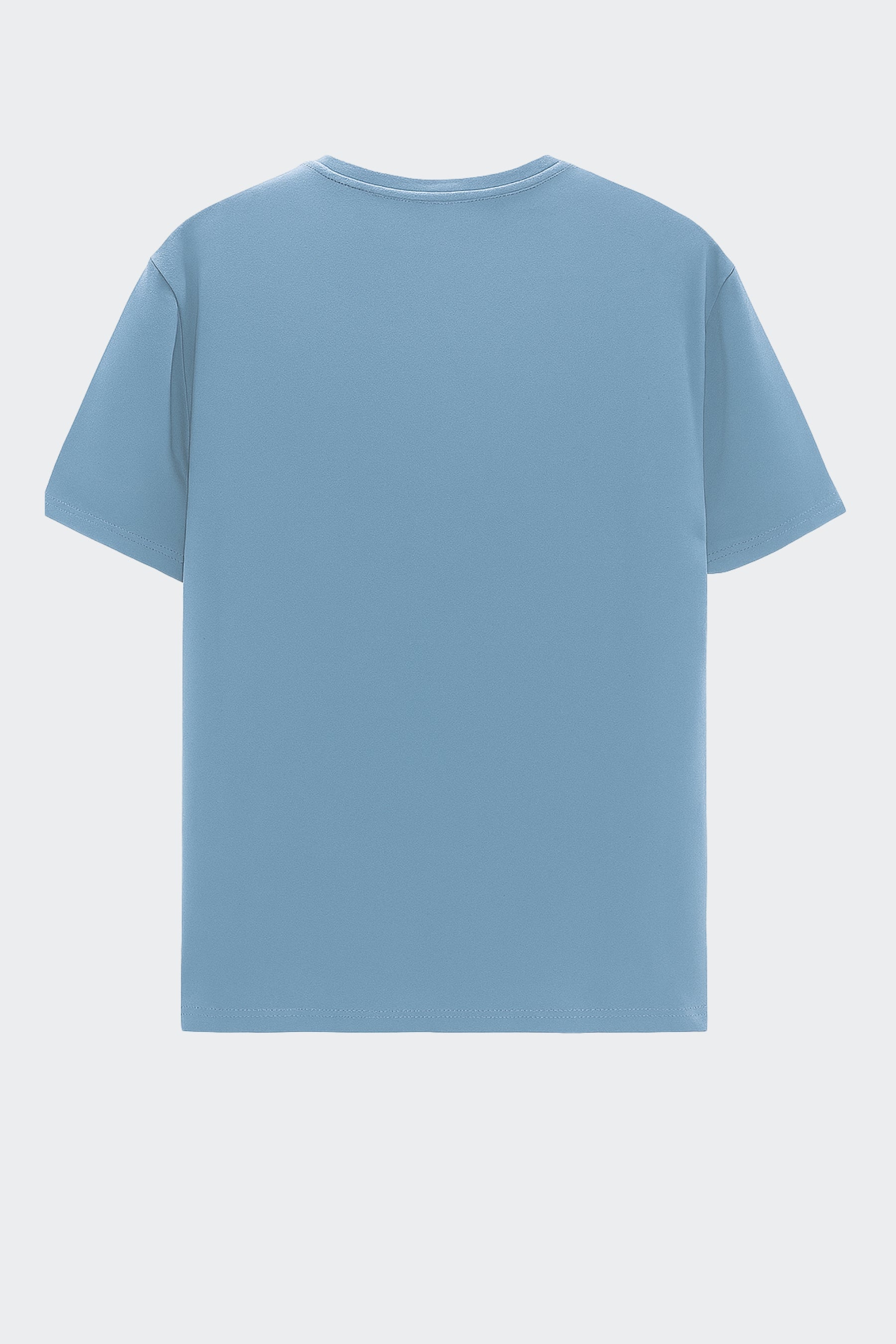 Camiseta de algodón orgánico mujer - Celeste