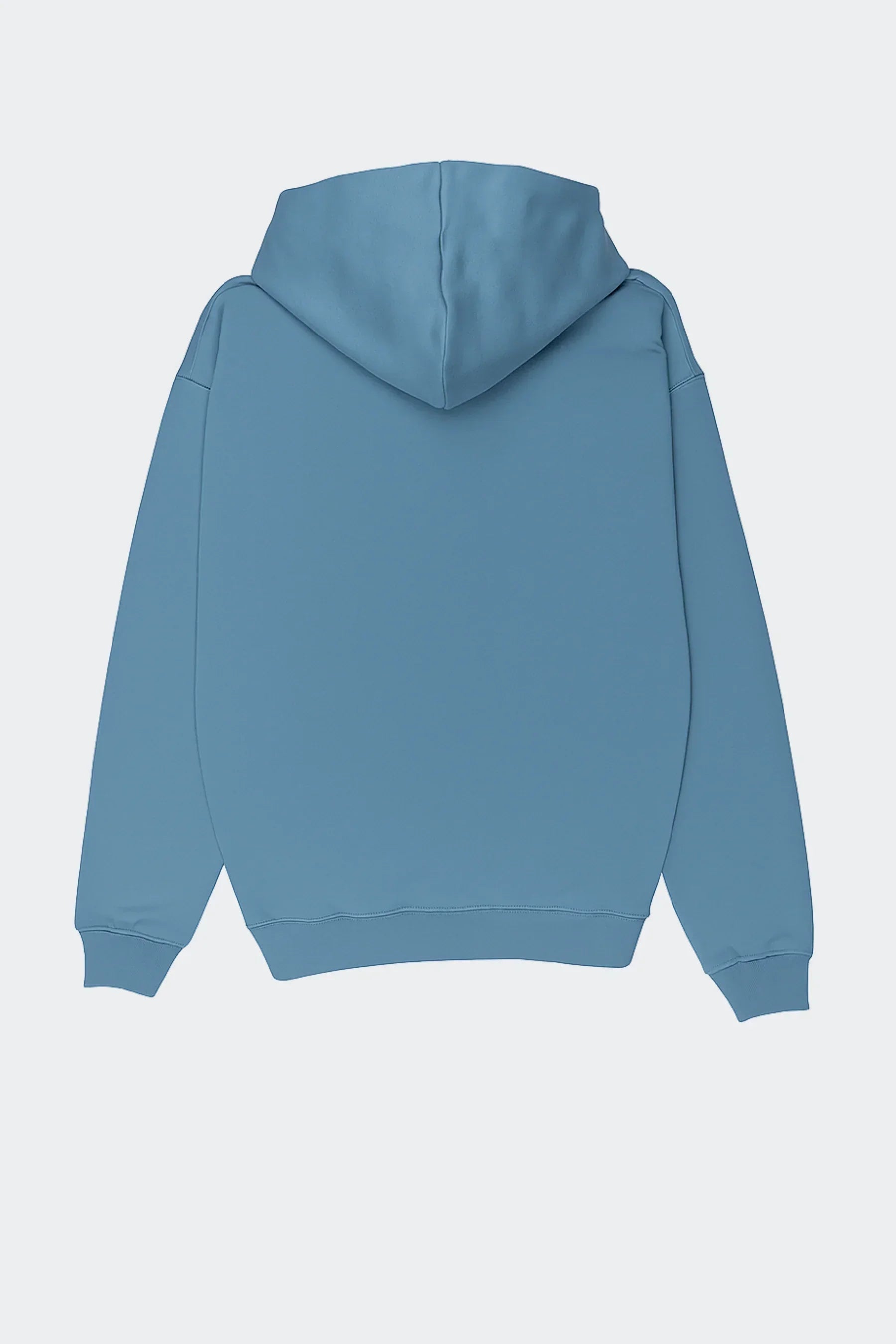 Sudadera de algodón orgánico - Azul acero