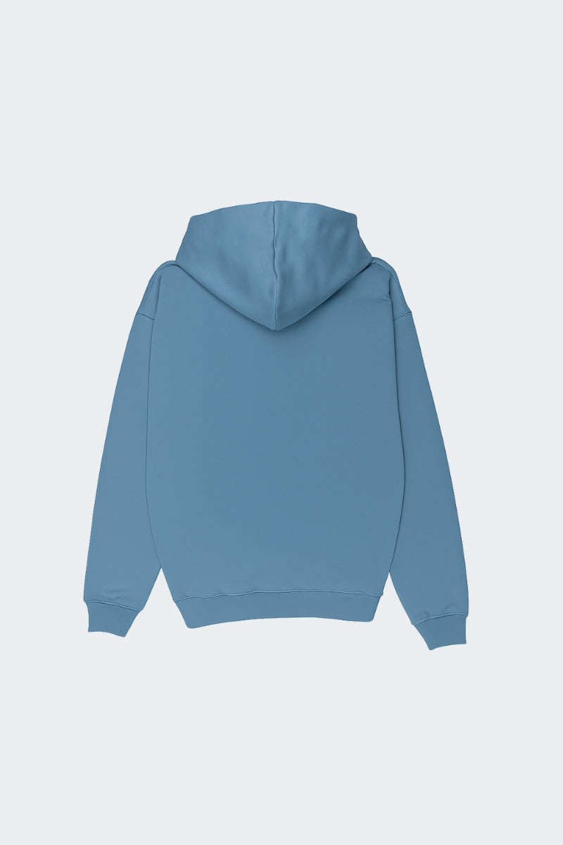 Sudadera de algodón orgánico mujer - Azul acero