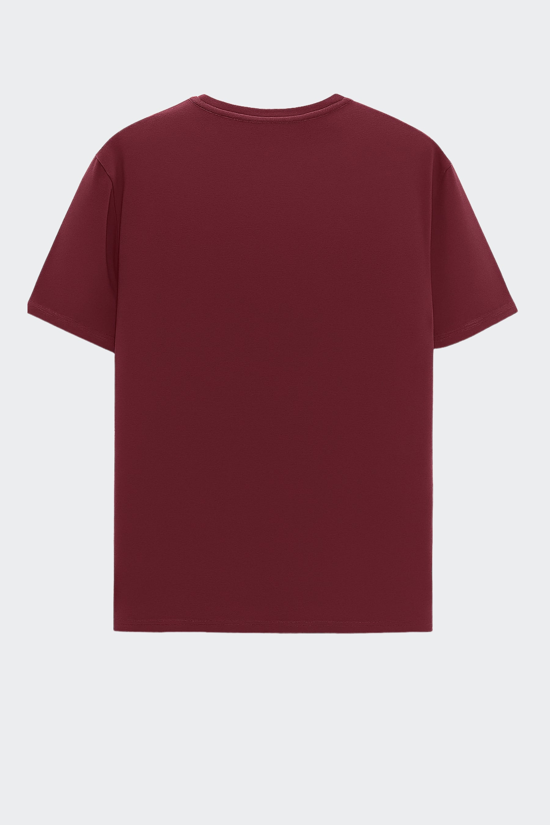 Camiseta de algodón orgánico mujer - Granate