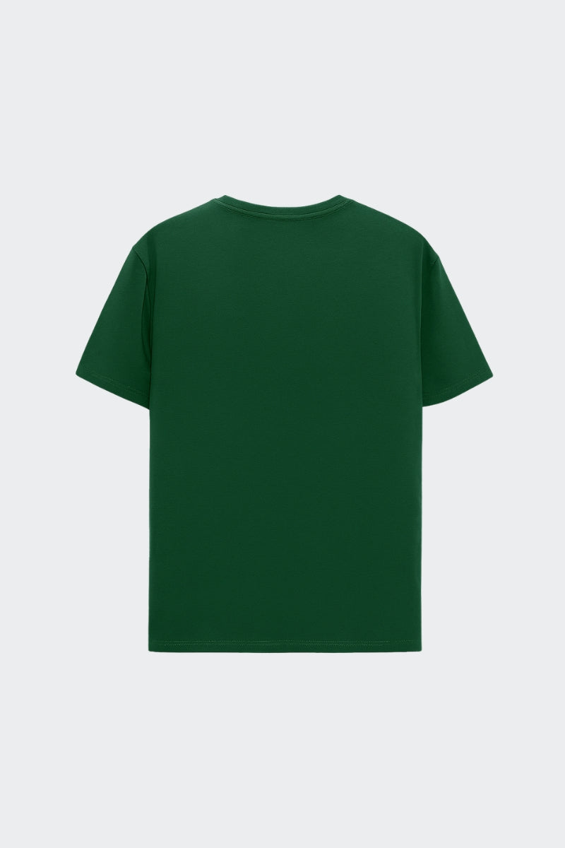 Camiseta de algodón orgánico - Verde pino