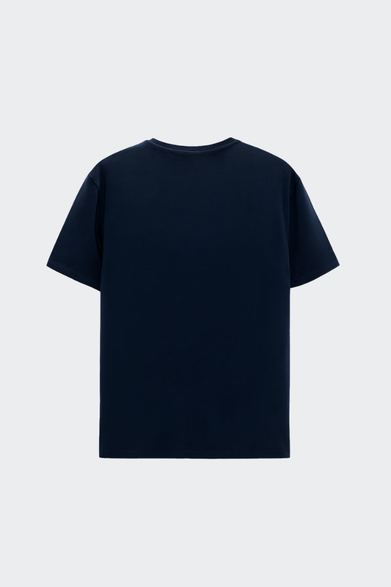 Camiseta de algodón orgánico - Azul Marino