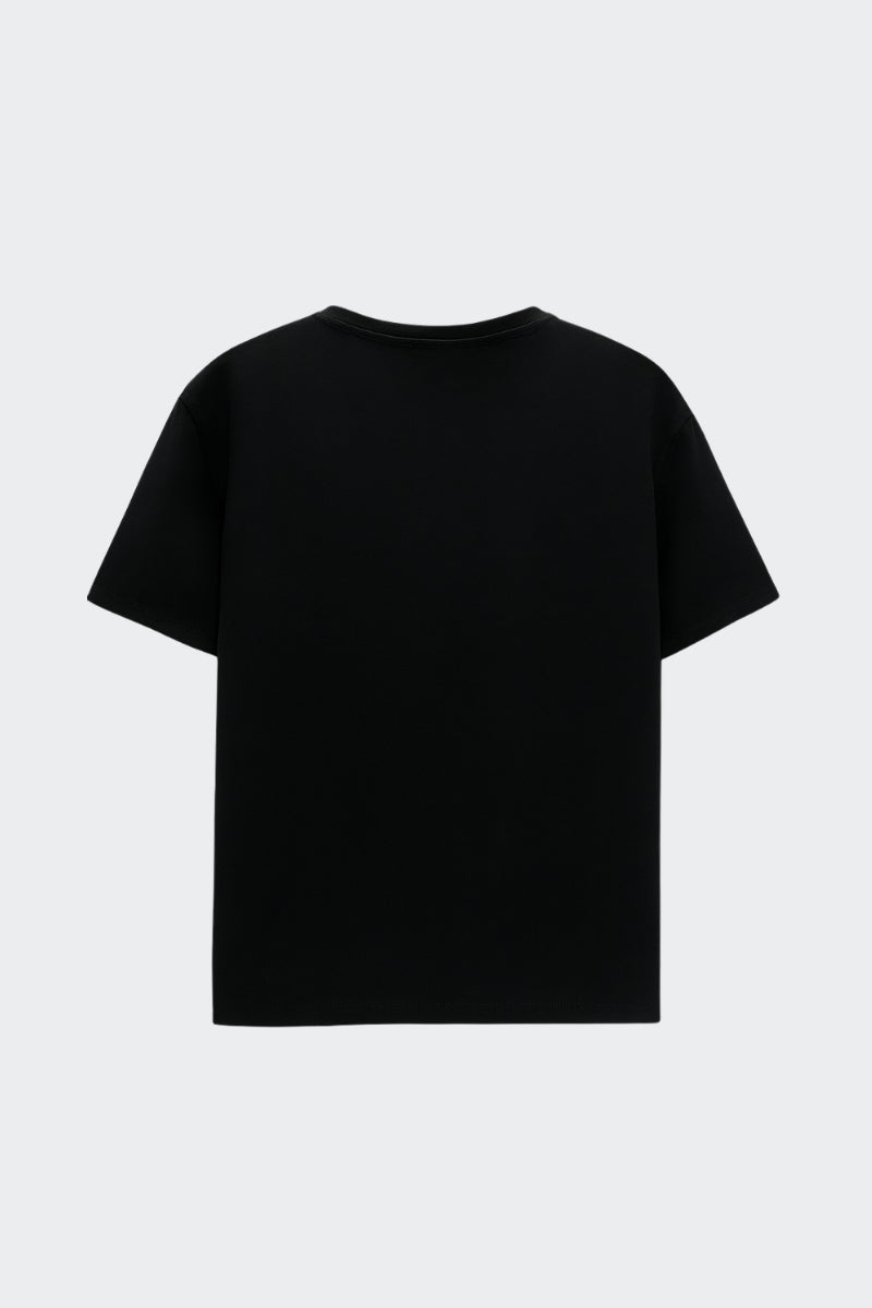 Camiseta de algodón orgánico - Negra