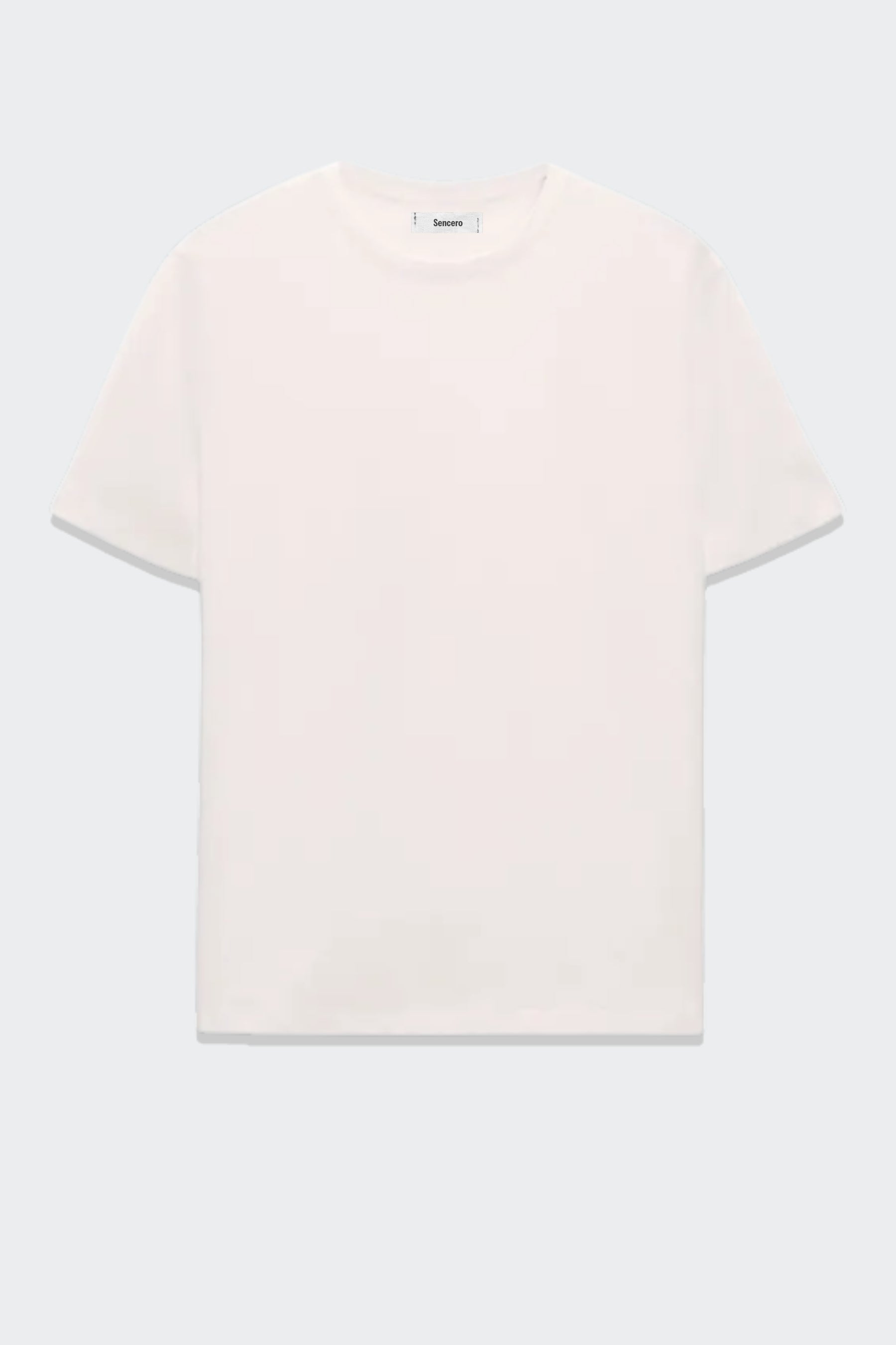 Camiseta de algodón orgánico mujer - Crudo