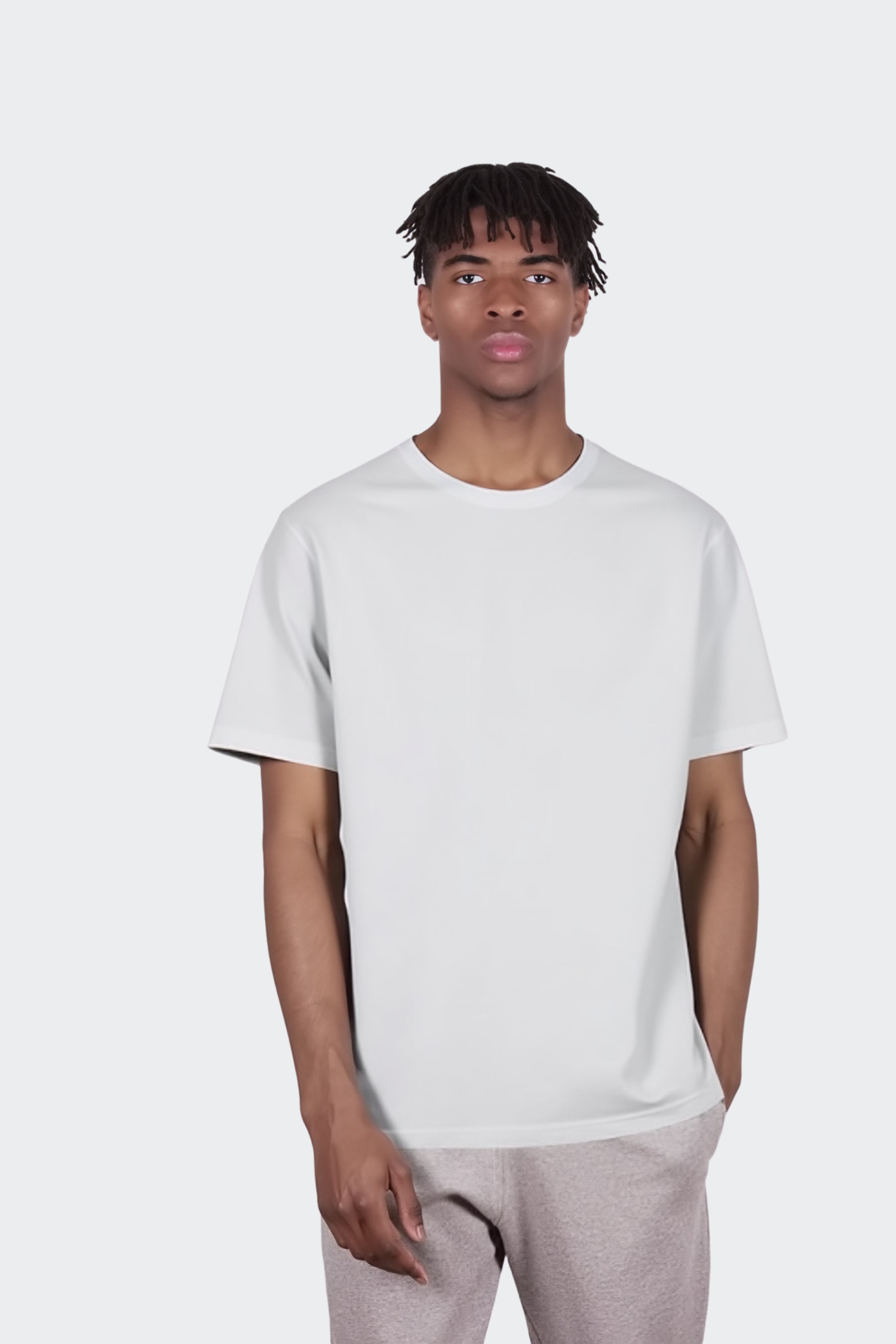 Camiseta de algodón orgánico - Gris