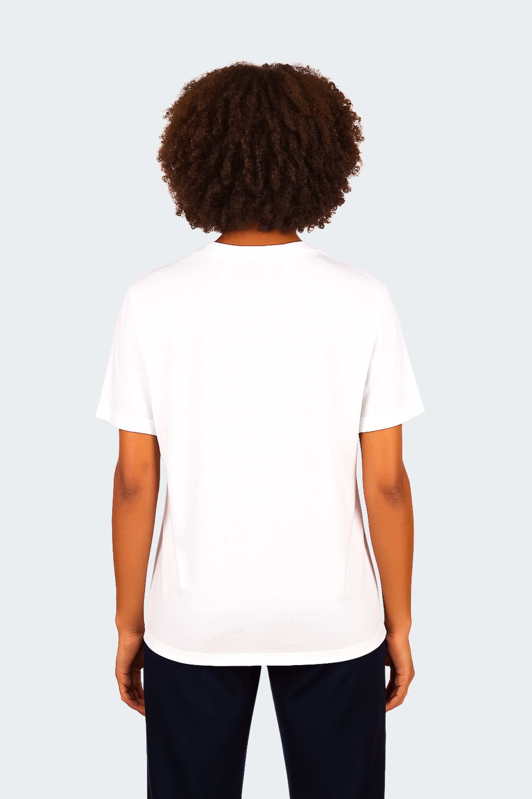 Camiseta de algodón orgánico mujer - Blanca