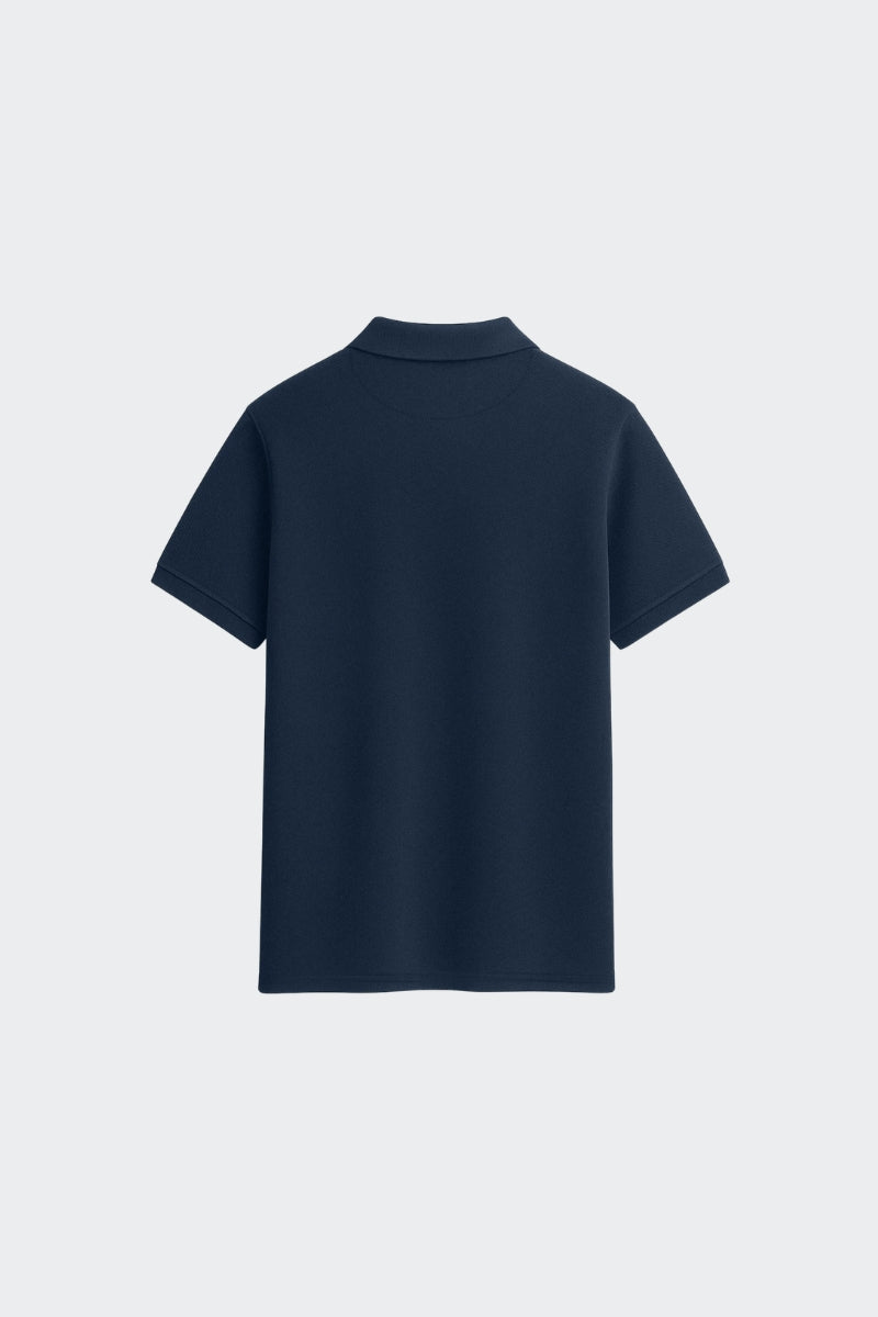 Polo de algodón orgánico - Índigo