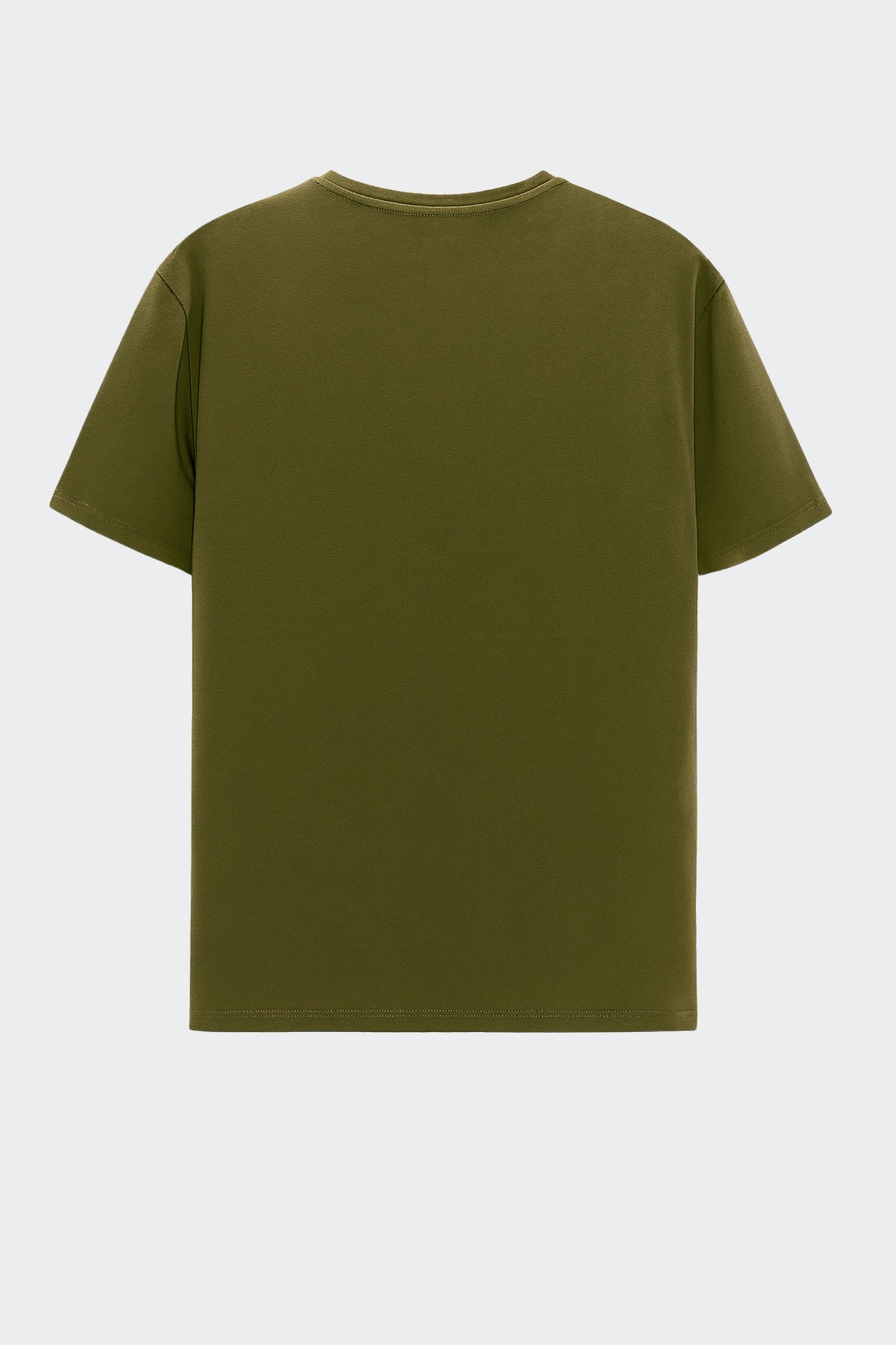 Camiseta de algodón orgánico mujer - Verde oliva